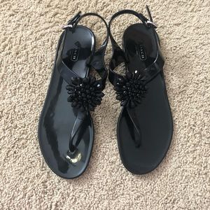 Coach jelly sandals size 9